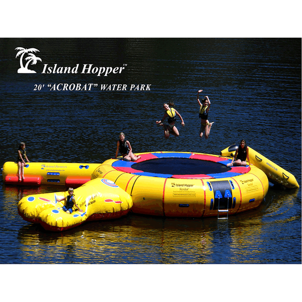 Lake trampoline clearance