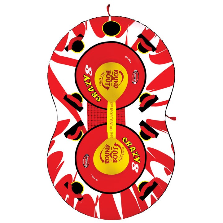 ちろる　トーイングチューブ 2人乗り クレイジー8   CRAZY8 Crazy 8 Towable Ski Tube by Sportsstuff - Boattube