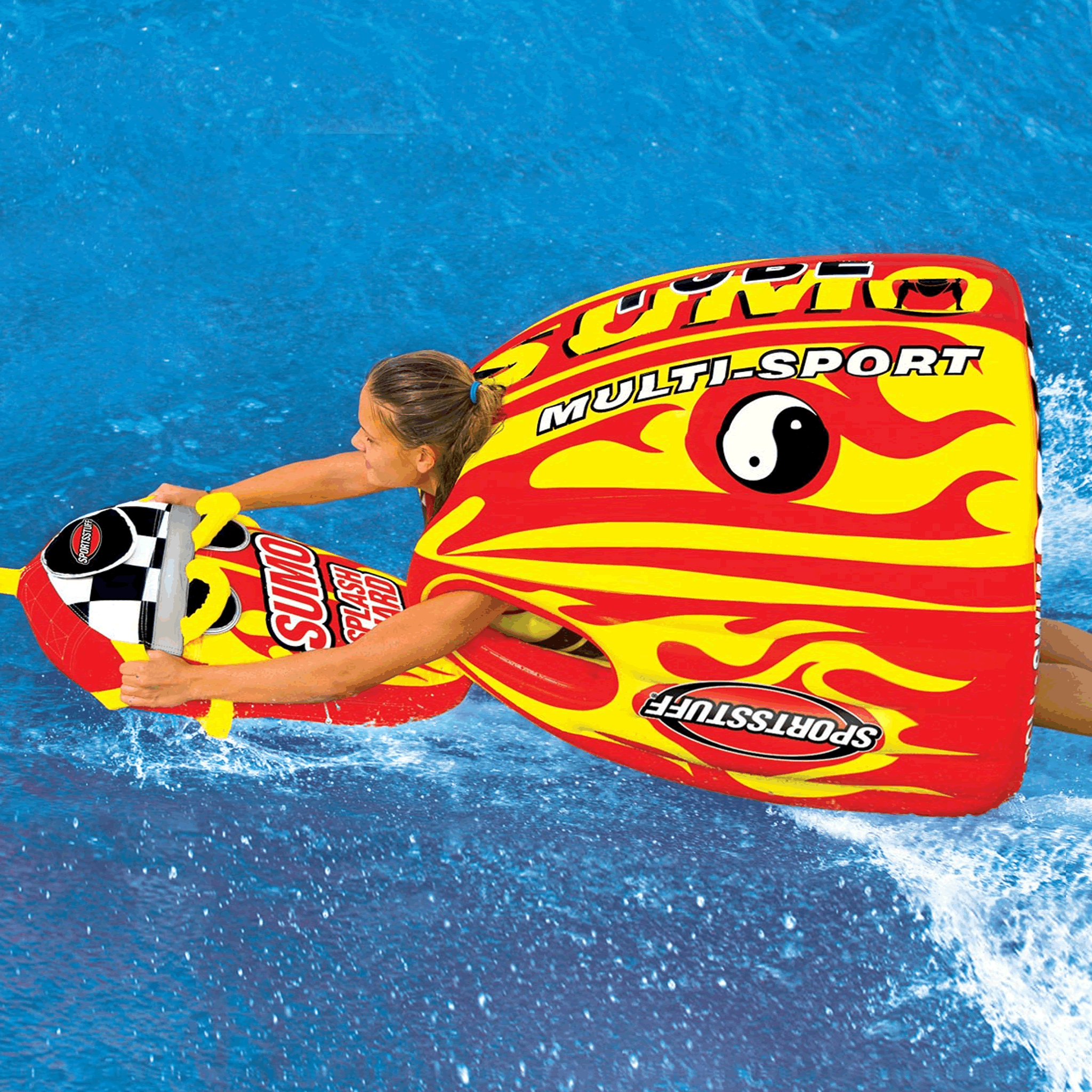 Sumo Towable Boat Tube and Splash Guard by Sportsstuff, 53-1807 - Boattube